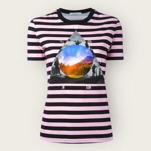 Givenchy Stripe ‘Full Moon’ T-Shirt